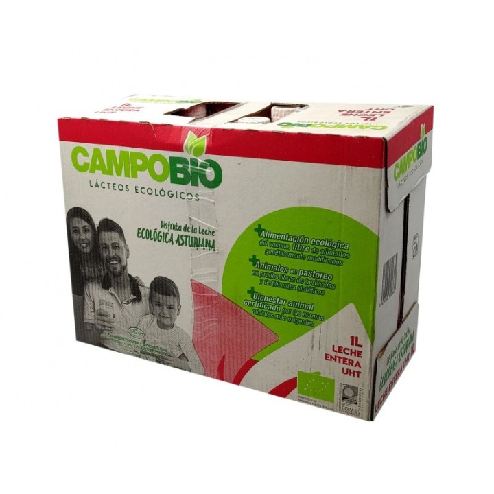 Leche ecológica entera