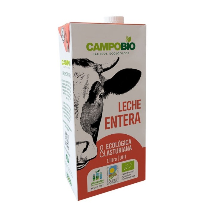 Leche ecológica entera